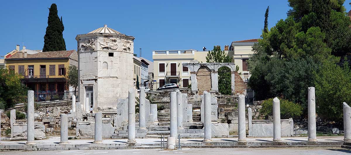 La Torre de los Vientos en Atenas.